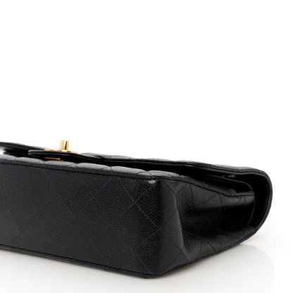 Chanel Caviar Quilted Medium Double Flap Black 12 of 13