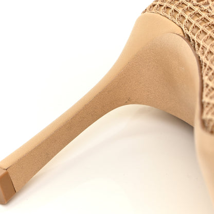 Bottega Veneta Mesh Nappa Chunky Chain Sandals 38.5 Beige Pony 8 of 11