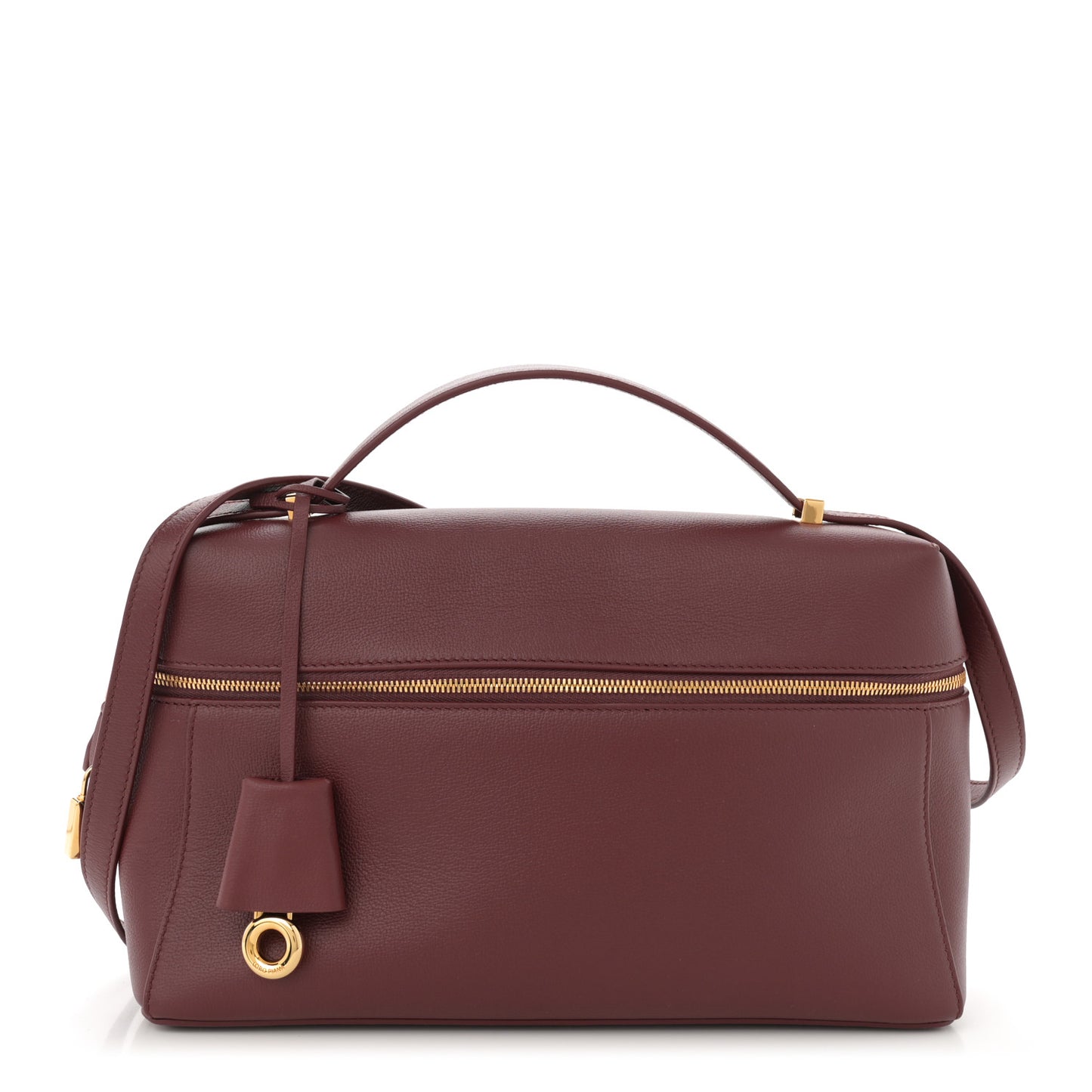 Saddle Calfskin Extra Bag L27 Azuki Beans