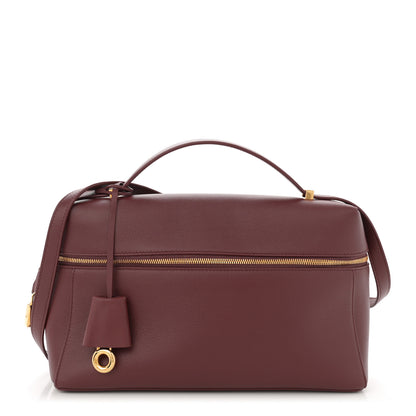 Loro Piana Saddle Calfskin Extra Bag L27 Azuki Beans 1 of 10