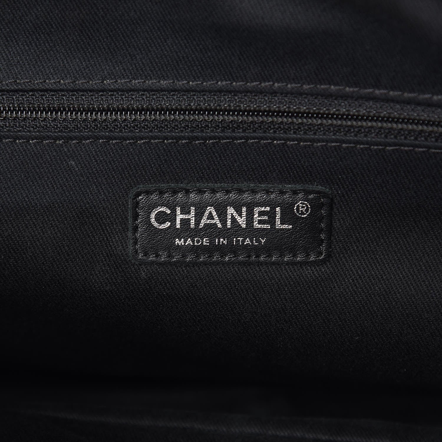 Chanel Iridescent Caviar Quilted Large Chic Flap Dark Grey 7 of 19