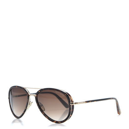 Tom Ford Miles Aviator Sunglasses TF341 Tortoise 1 of 7