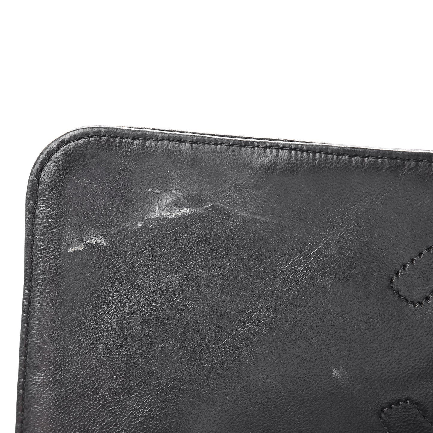 Lambskin Quilted Medium Single Flap Black