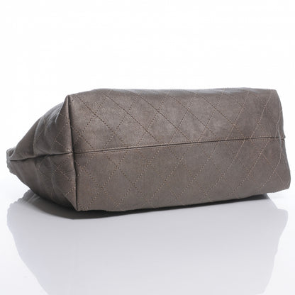 Chanel Calfskin Coco Cabas Pewter 4 of 9