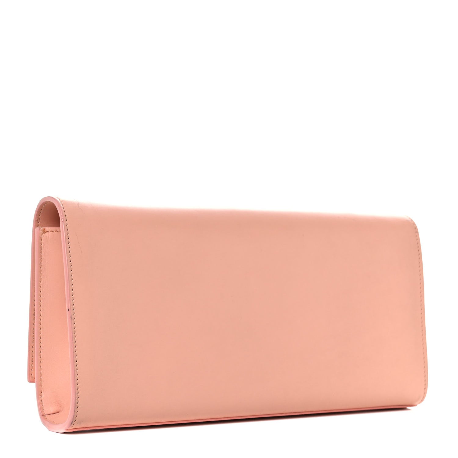 Saint Laurent Calfskin Classic Monogram Cassandre Clutch Blush 3 of 18