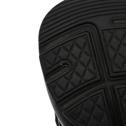 Chanel Fabric Calfskin Suede CC Sneakers 36 Black 12 of 15