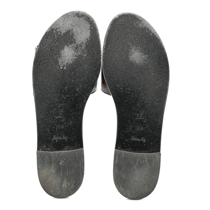 Louis Vuitton Monogram Lock It Flat Mule 38.5 5 of 9