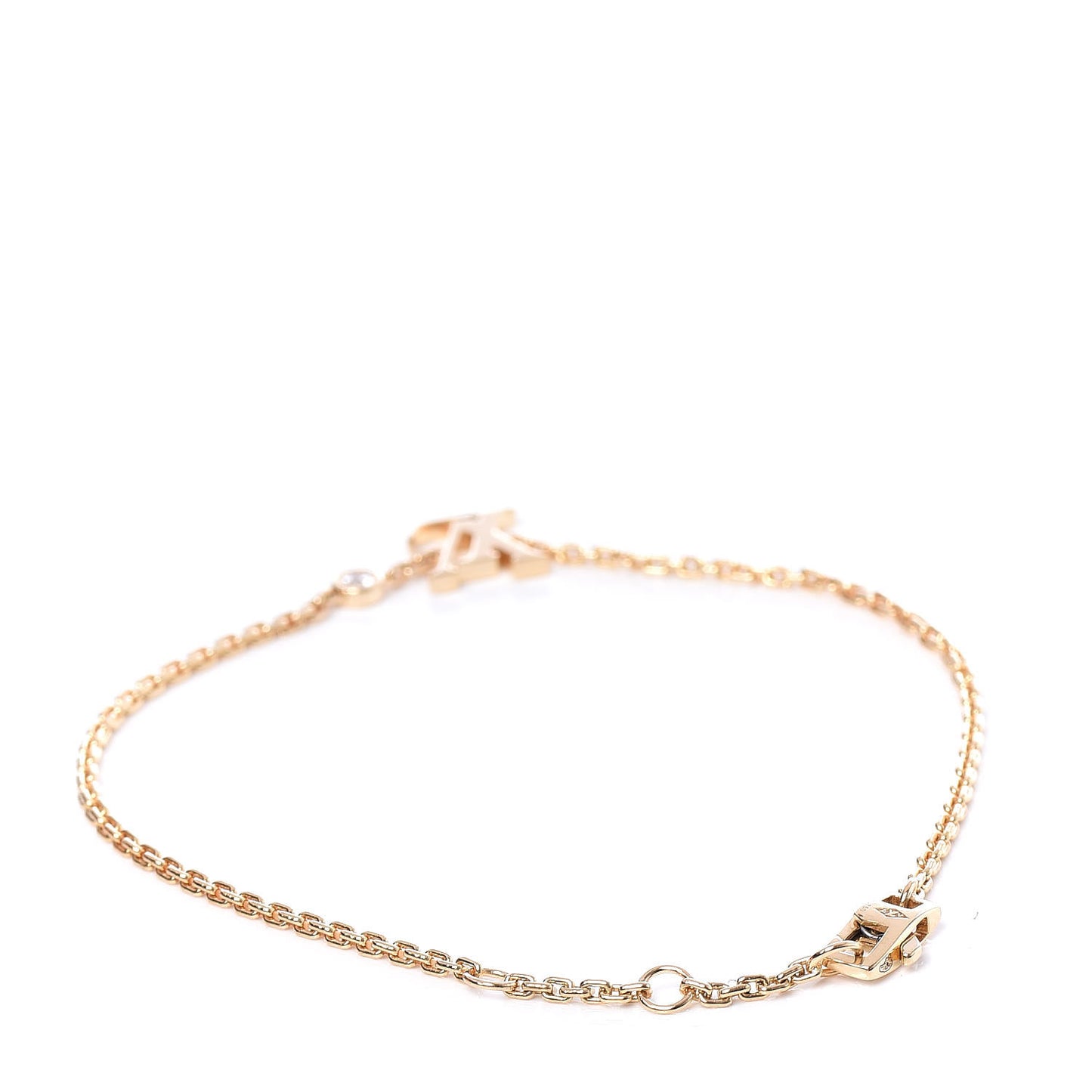 18K Yellow Gold Diamond Idylle Blossom LV Bracelet