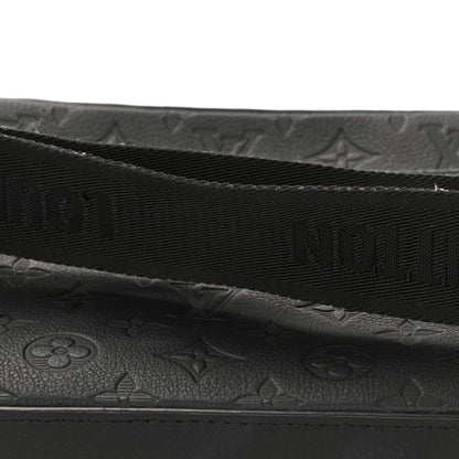 Louis Vuitton Calfskin Monogram Shadow Trio Messenger Black 11 of 14