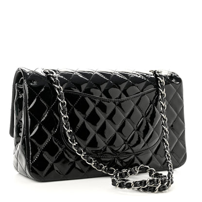 Chanel Patent Quilted Medium Double Flap Black 3 of 10