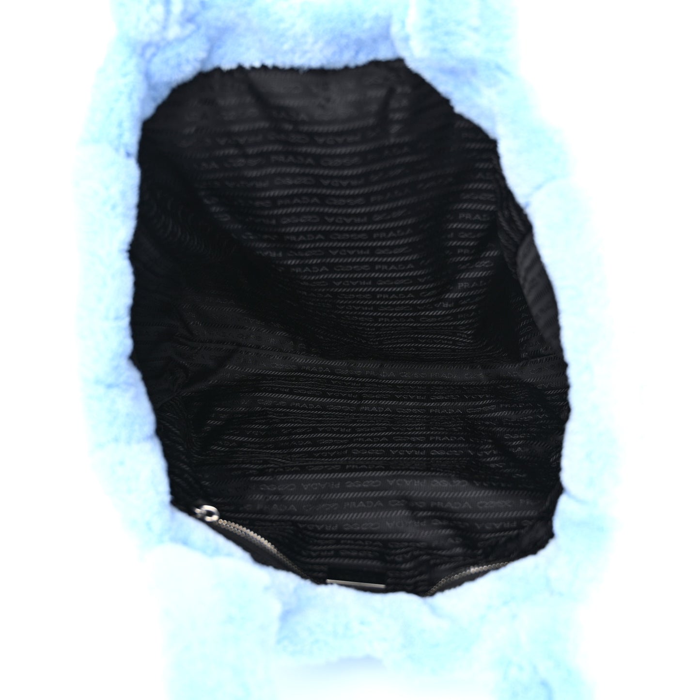 Terry Cloth Tote Bag Celeste Black