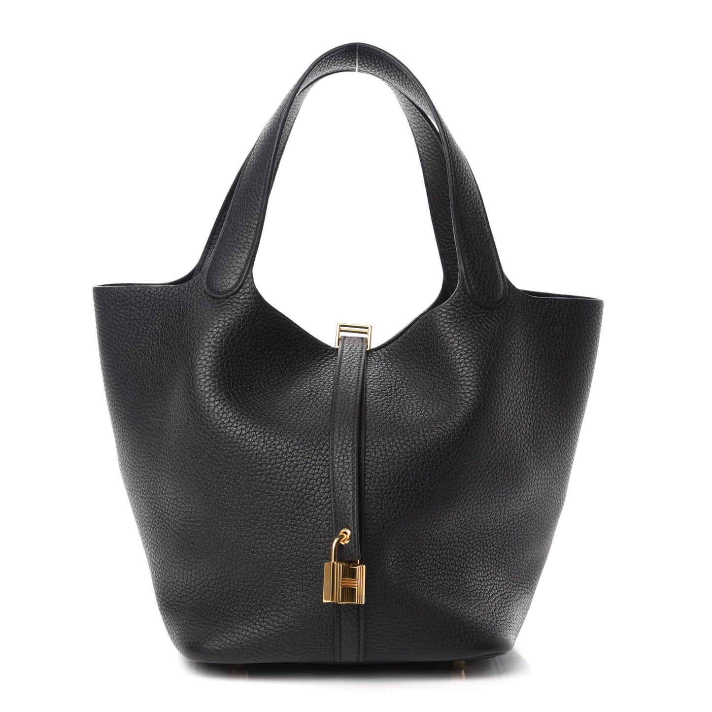 Taurillon Clemence Picotin Lock 22 MM Black