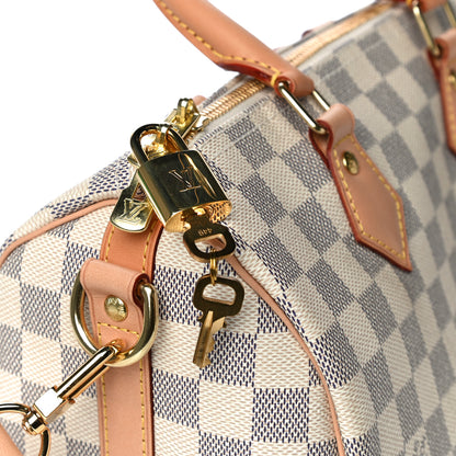 Louis Vuitton Damier Azur Speedy Bandouliere 25 10 of 10