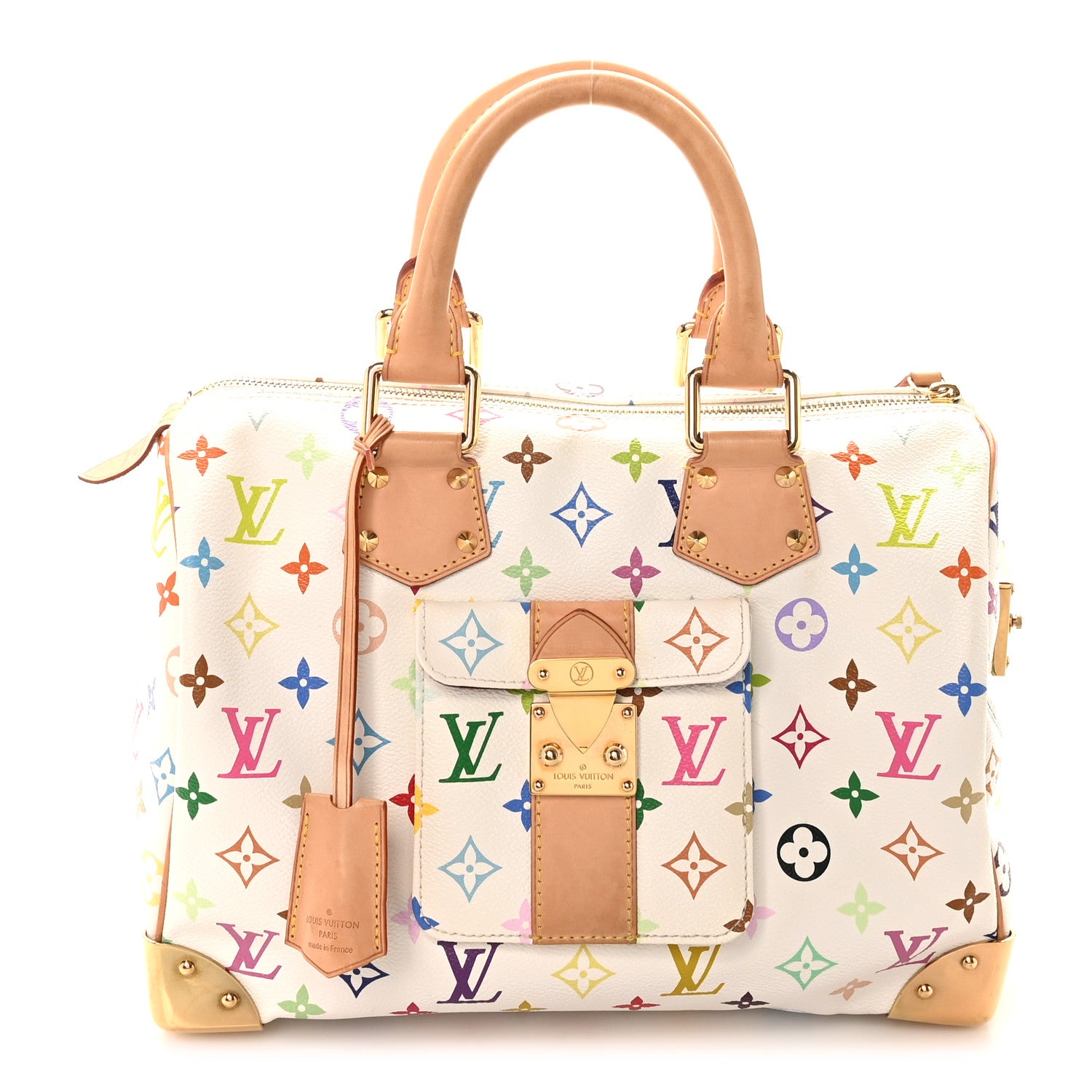 Louis Vuitton Monogram Multicolor Speedy 30 White 1 of 9