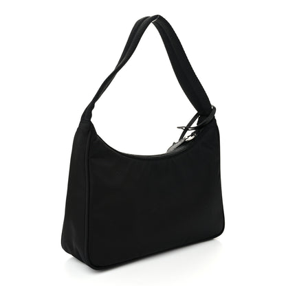 Prada Tessuto Nylon Mini Re-Edition 2000 Bag Black 3 of 11
