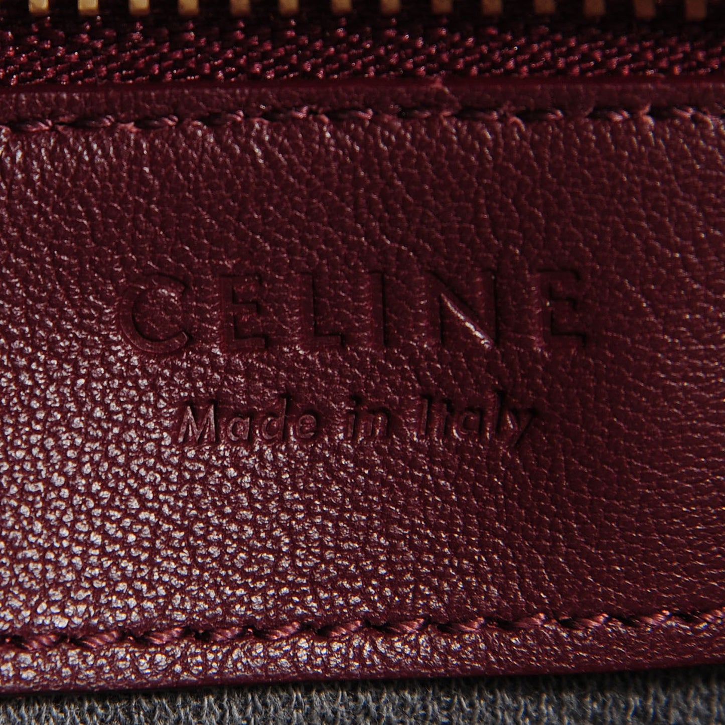 Smooth Lambskin Small Trio Crossbody Bag Burgundy