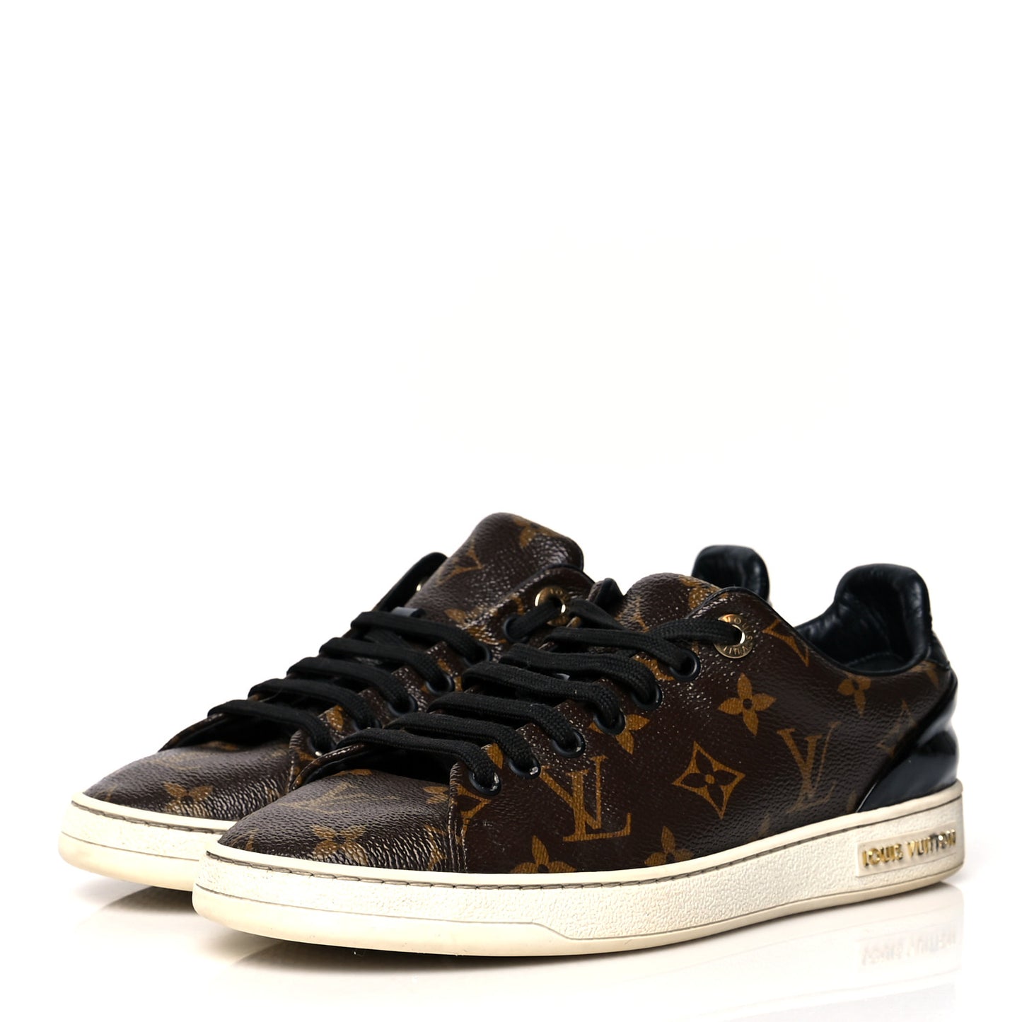 Patent Monogram Frontrow Sneakers 38