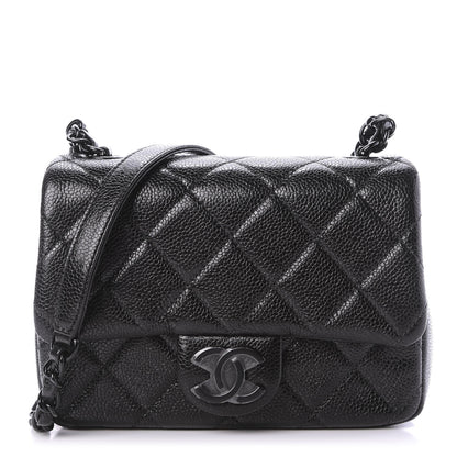 Chanel Caviar Quilted Incognito Mini Square Flap Black 1 of 13