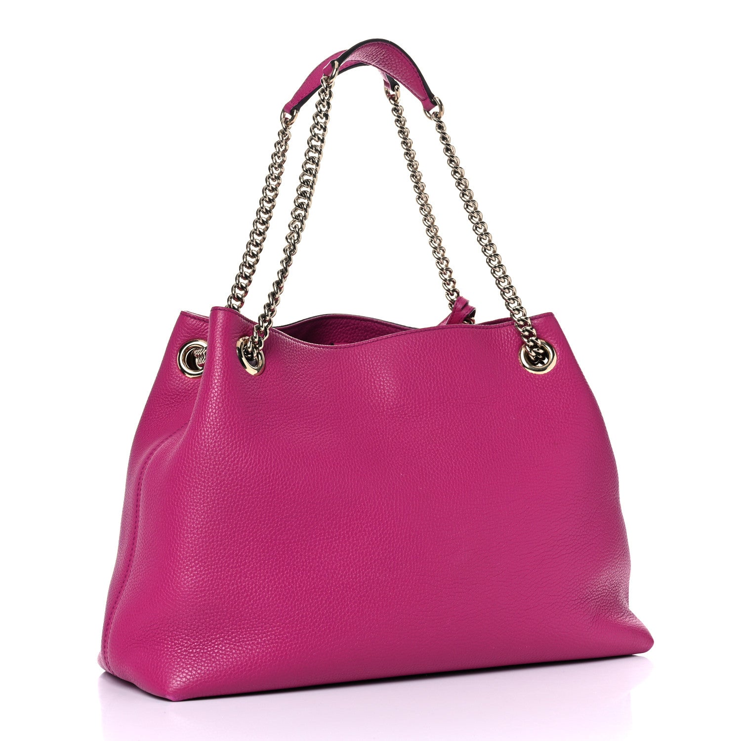 Gucci Cellarius Calfskin Medium Soho Chain Shoulder Bag Bright Bouganville 3 of 16