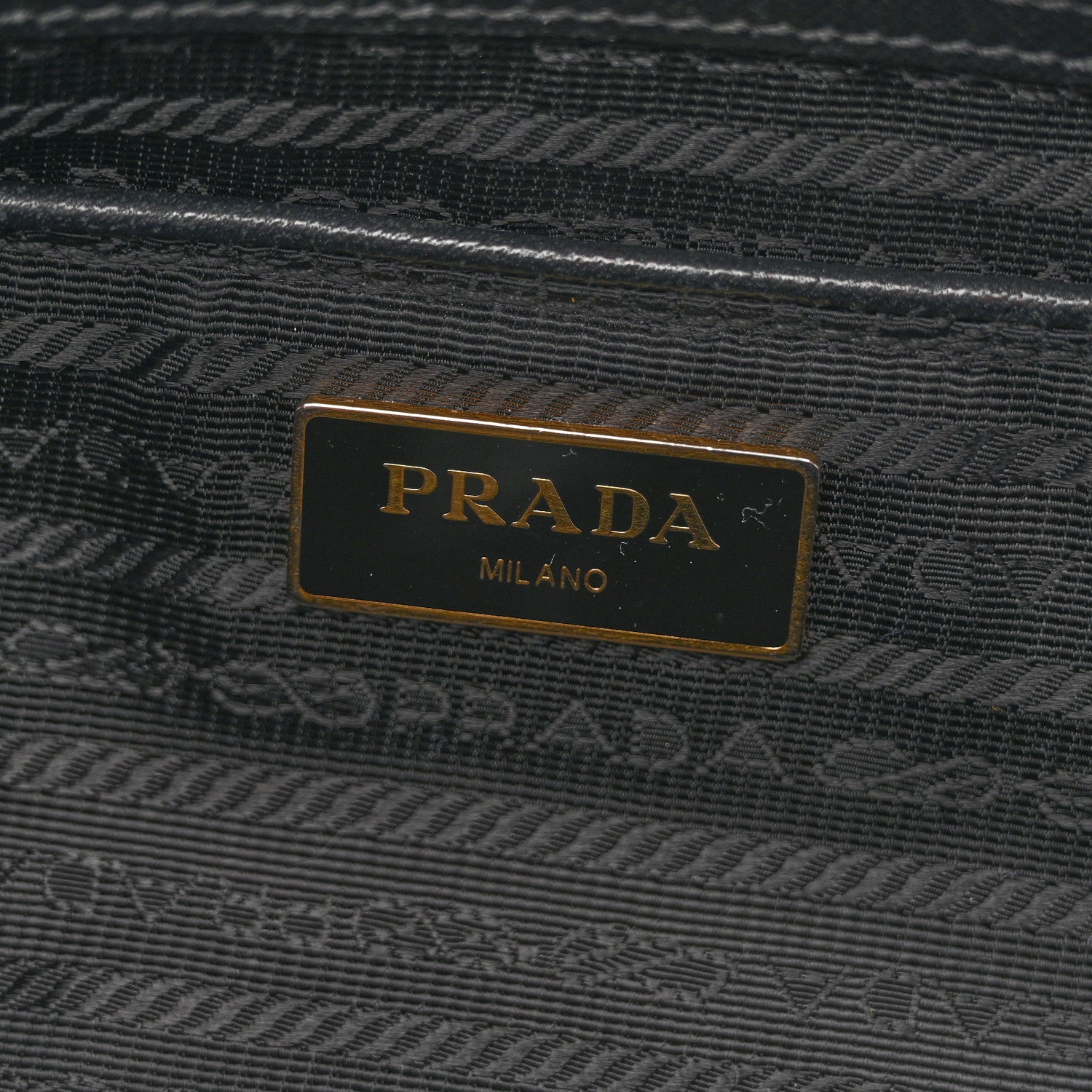 Prada Tessuto Nylon Saffiano Tote Black 6 of 14