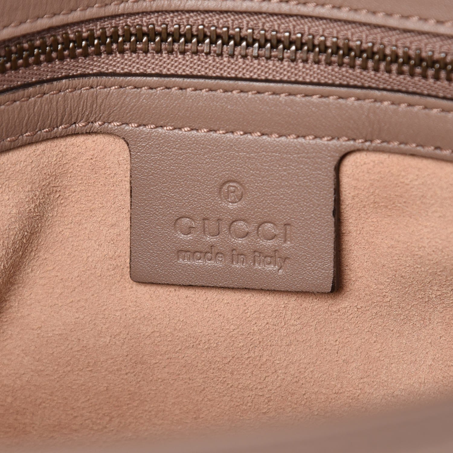 Gucci Calfskin Matelasse Medium GG Marmont Shoulder Bag Porcelain Rose 6 of 8