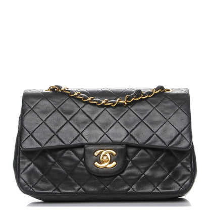 Chanel Lambskin Quilted Medium Double Flap Black 1 of 11