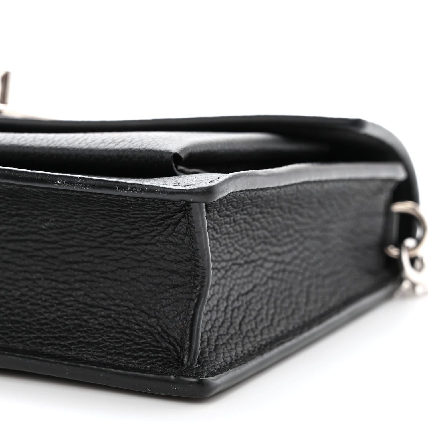 Louis Vuitton Soft Calfskin My Lockme Chain Pochette Black 12 of 13