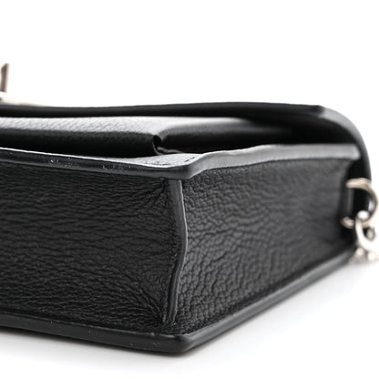 Louis Vuitton Soft Calfskin My Lockme Chain Pochette Black 12 of 13