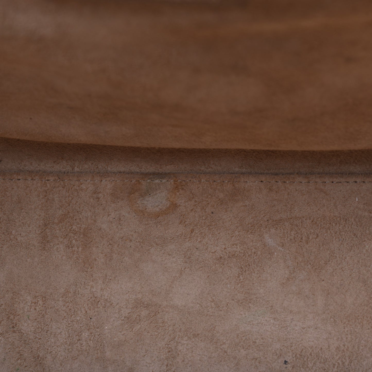 Drummed Calfskin Mini Luggage Dune
