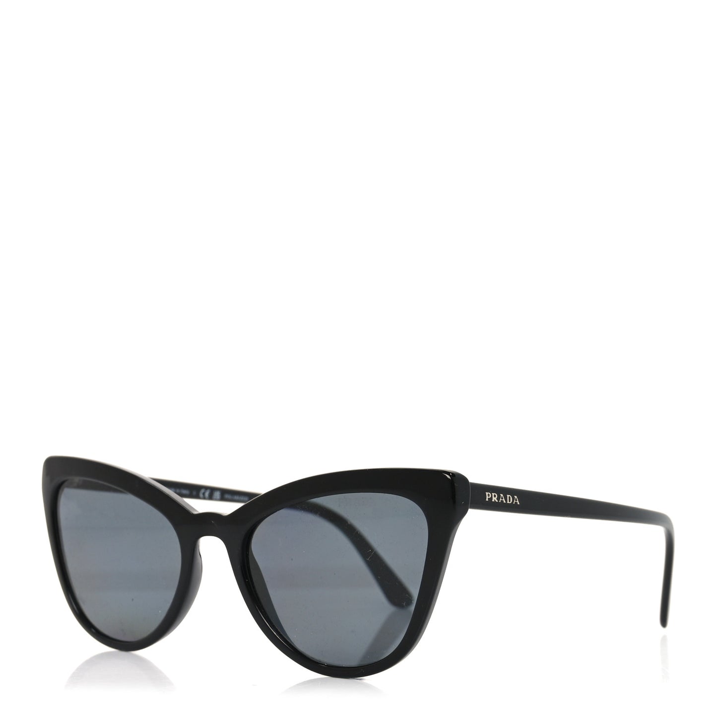 Acetate Cat Eye Sunglasses SPR 01V Black
