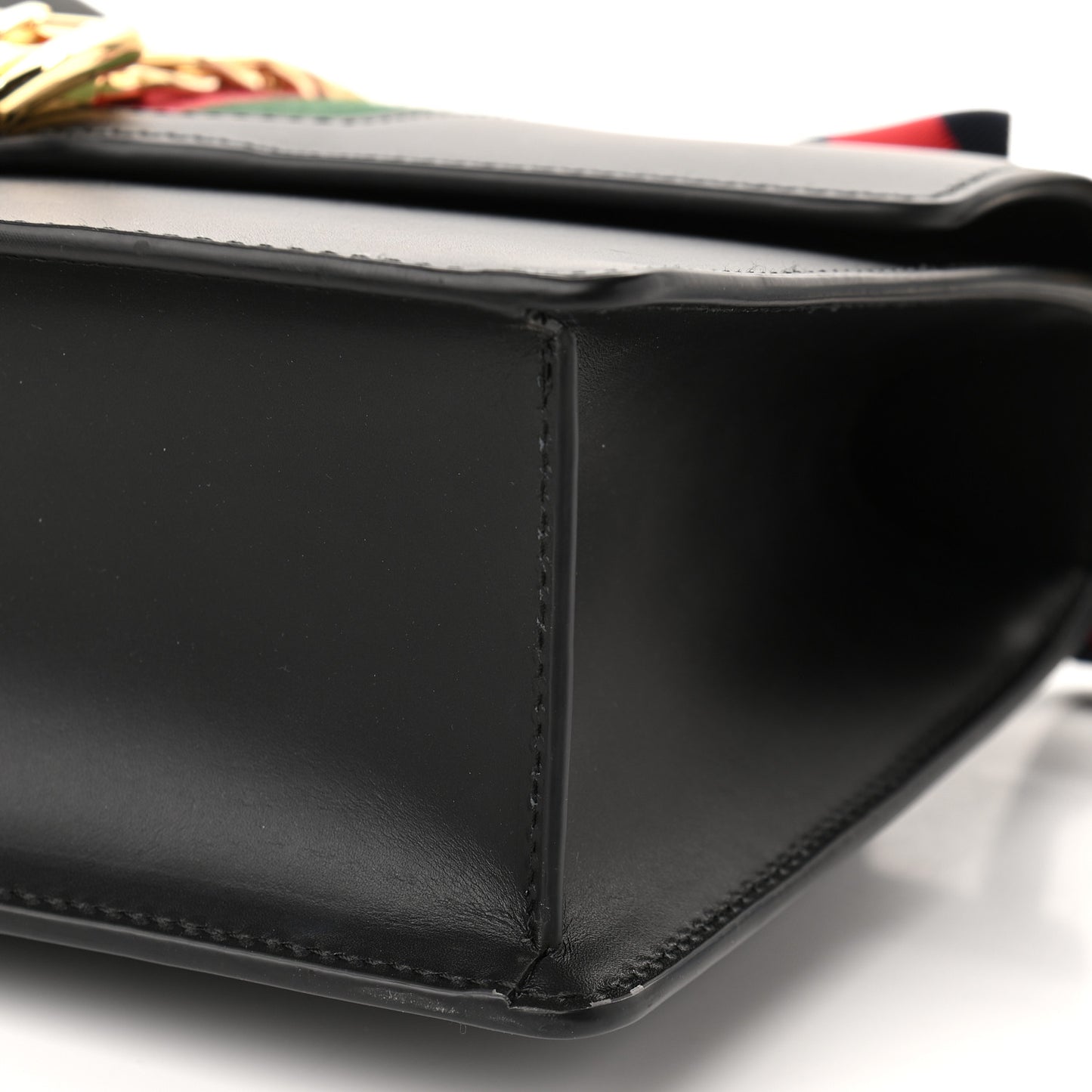 Calfskin Small Sylvie Shoulder Bag Black