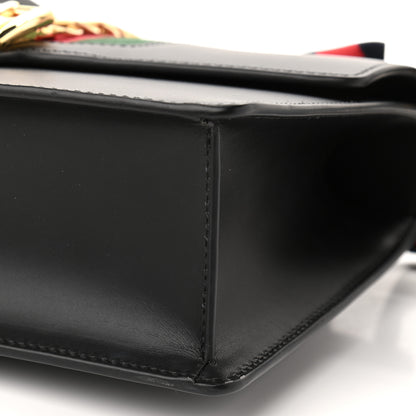 Gucci Calfskin Small Sylvie Shoulder Bag Black 9 of 9