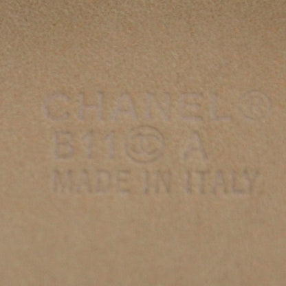 Chanel Lambskin Quilted CC Belt 90 36 Plum 6 of 7