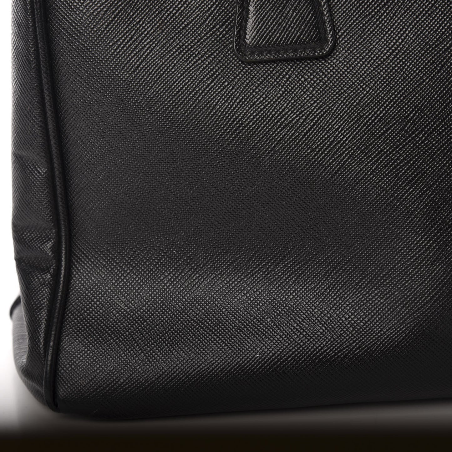 Saffiano Small Galleria Double Zip Tote Black