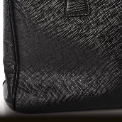 Prada Saffiano Small Galleria Double Zip Tote Black 14 of 16