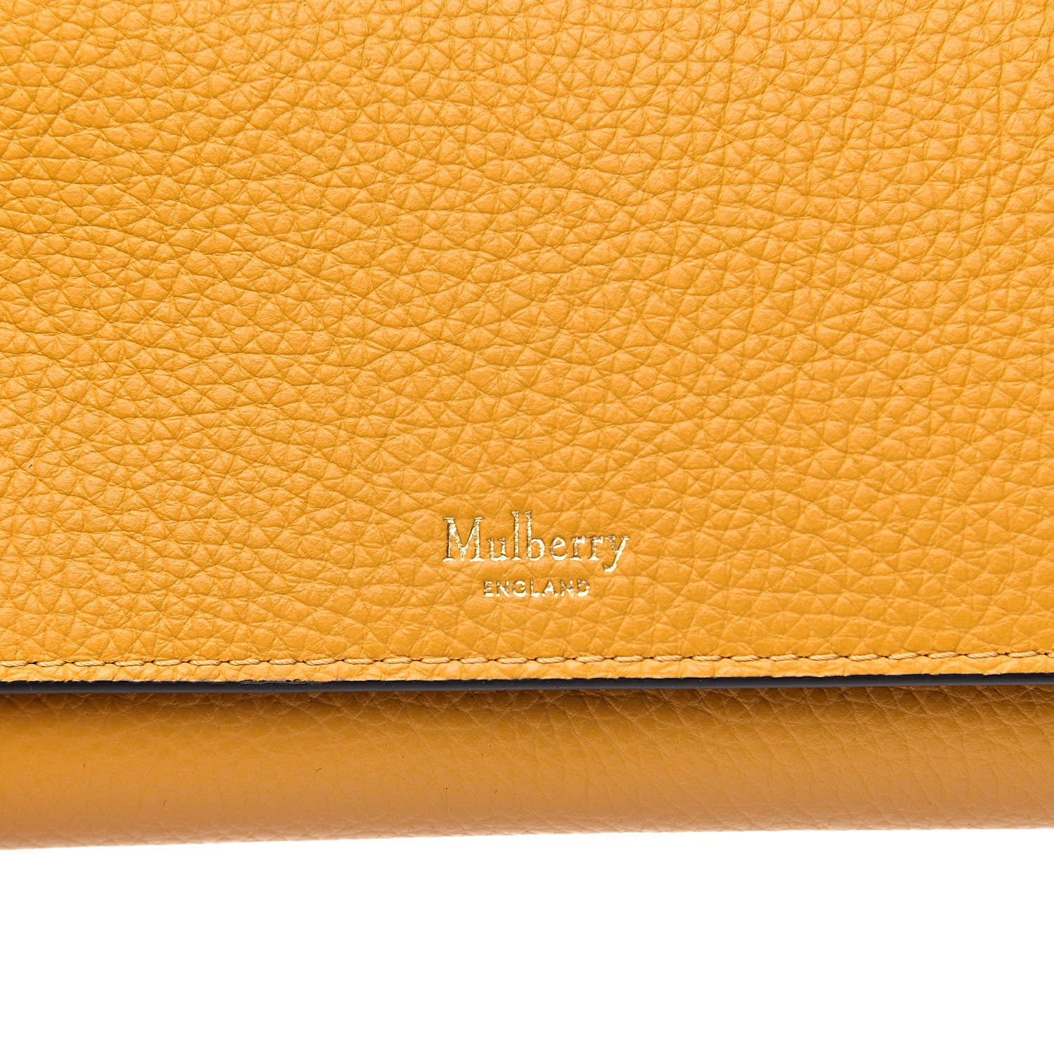 Mulberry Small Classic Grain Continental Wallet Deep Amber 6 of 9