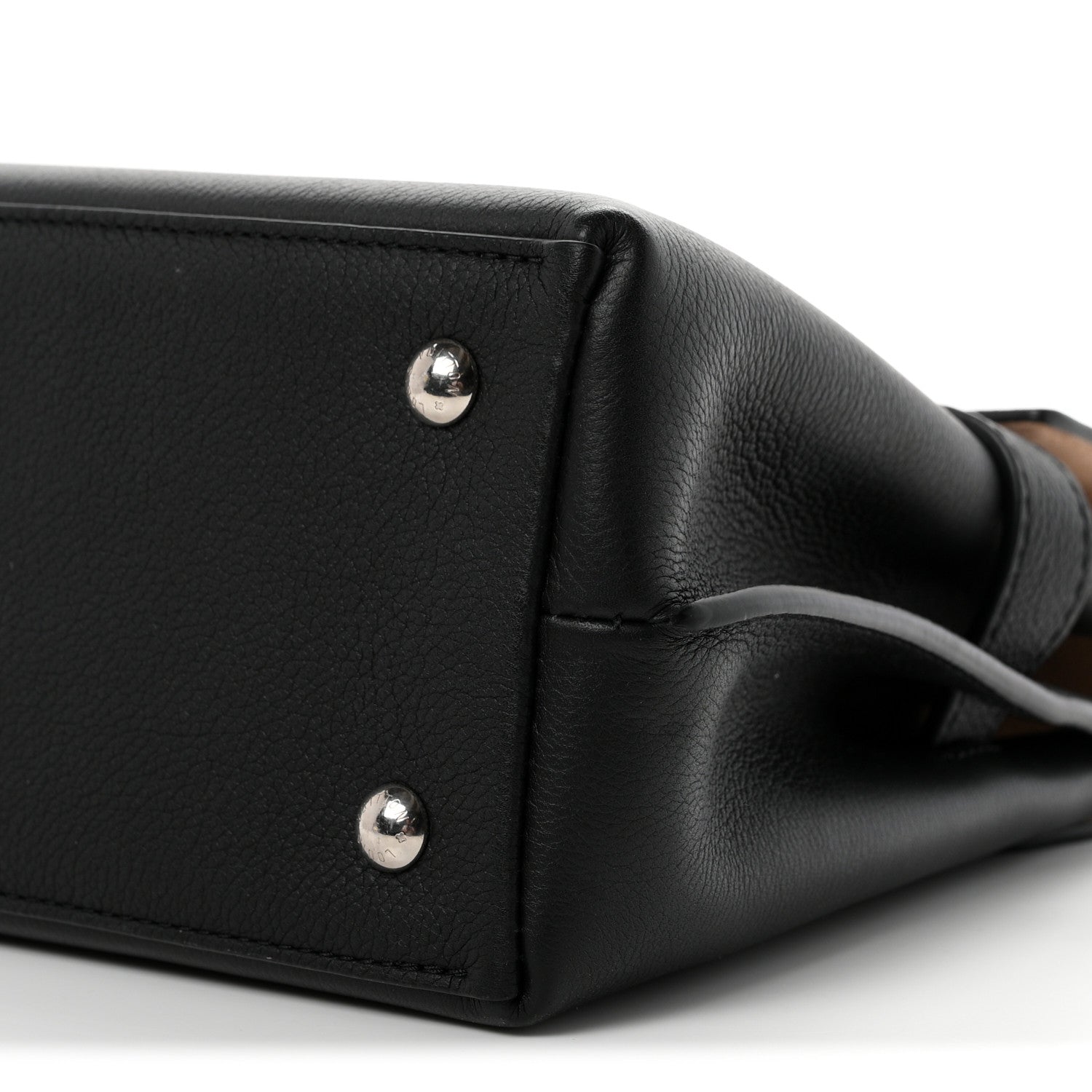 Louis Vuitton Calfskin Lockme Ever BB Black 8 of 8