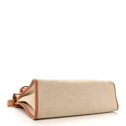 Hermes Vache Hunter Toile H Herbag Zip 31 PM Natural 4 of 17