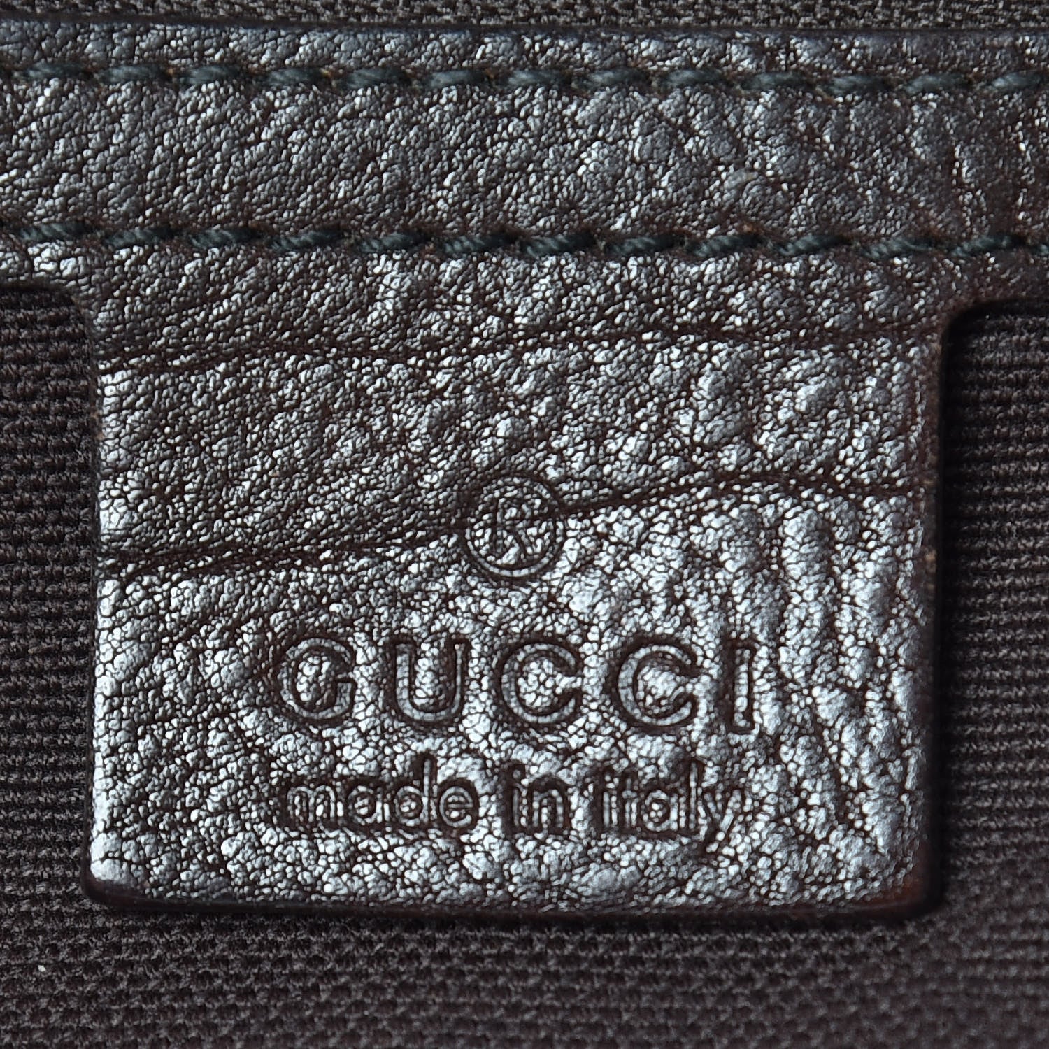 Gucci Crystal Monogram Small Babouska Tote Dark Brown 8 of 25