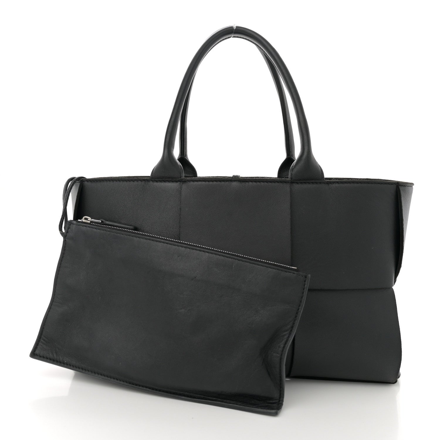 Bottega Veneta Nappa Maxi Intrecciato Small Arco Tote Black 2 of 12
