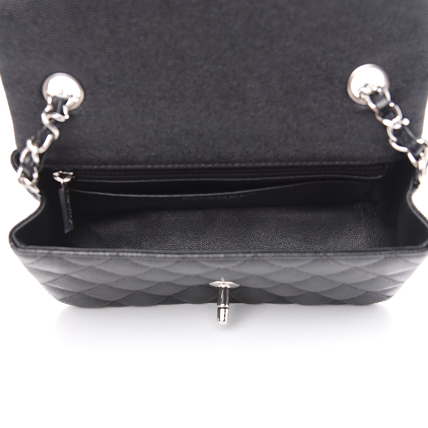 Chanel Caviar Quilted Mini Rectangular Flap Black 4 of 9
