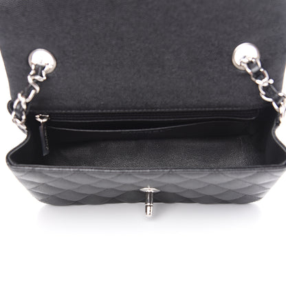 Chanel Caviar Quilted Mini Rectangular Flap Black 4 of 9