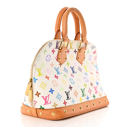 Louis Vuitton Monogram Multicolor Alma White 3 of 13