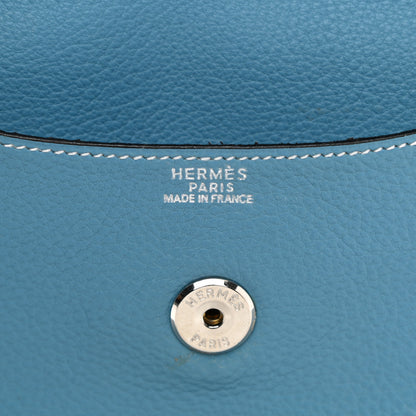 Hermes Togo Pochette Rio Blue Jean 6 of 10
