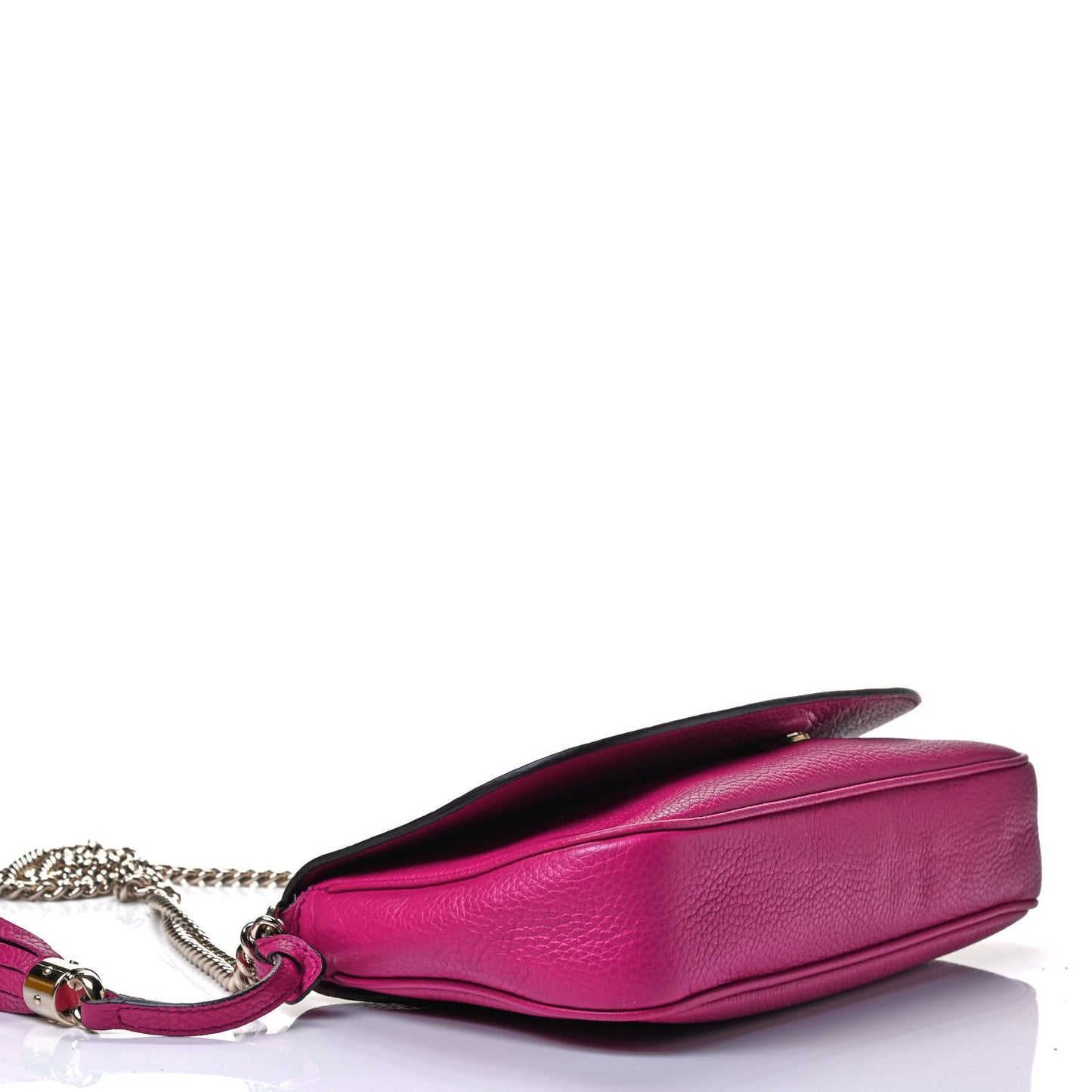 Cellarius Calfskin Medium Soho Flap Crossbody Bright Bouganville