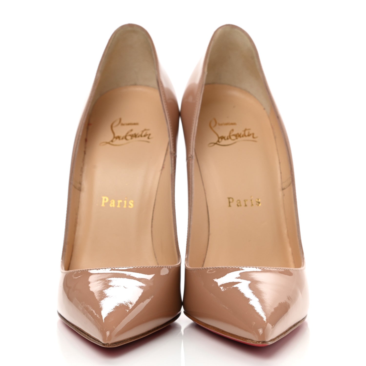 Christian Louboutin Patent So Kate 120 Pumps 36 Nude 2 of 8