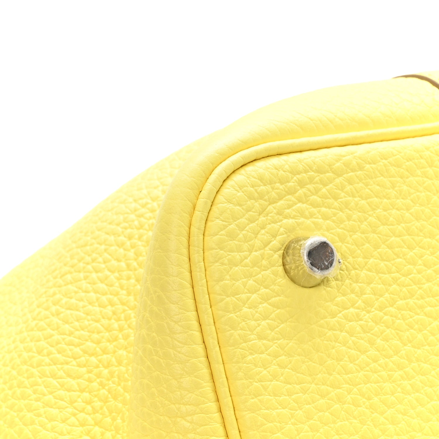 Hermes Taurillon Clemence Picotin Lock 22 MM Limoncello 8 of 11