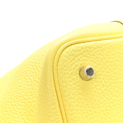 Hermes Taurillon Clemence Picotin Lock 22 MM Limoncello 8 of 11