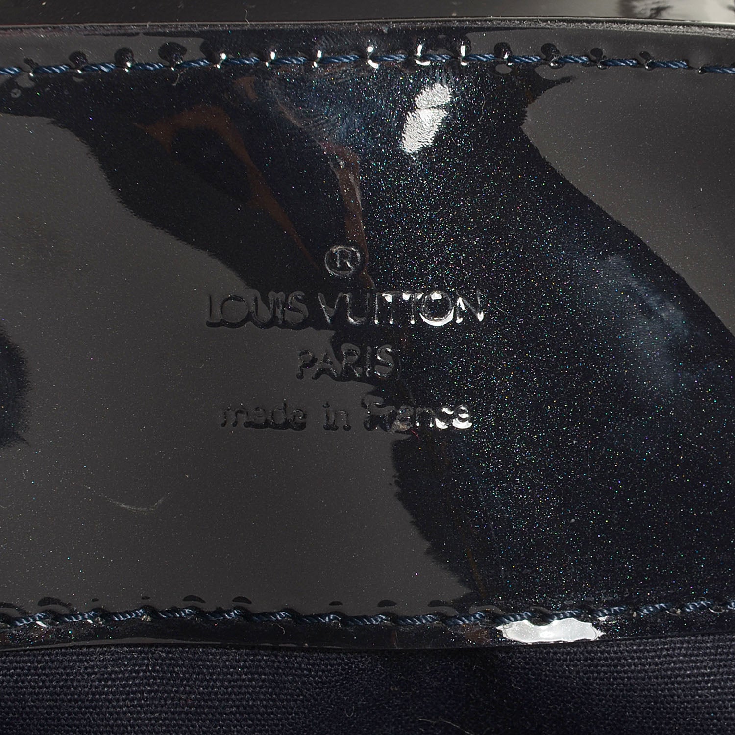 Louis Vuitton Vernis Melrose Avenue Blue Infini 6 of 7