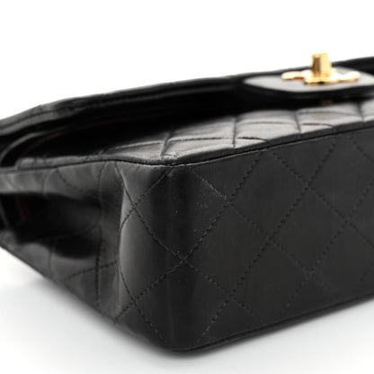 Chanel Lambskin Quilted Small Double Flap Black 9 of 10